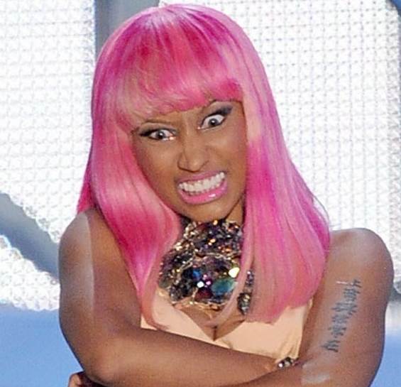 Nicki Minaj pink hair color