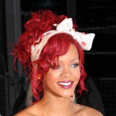 rihanna red hair. Rihanna+red+hair+curly+