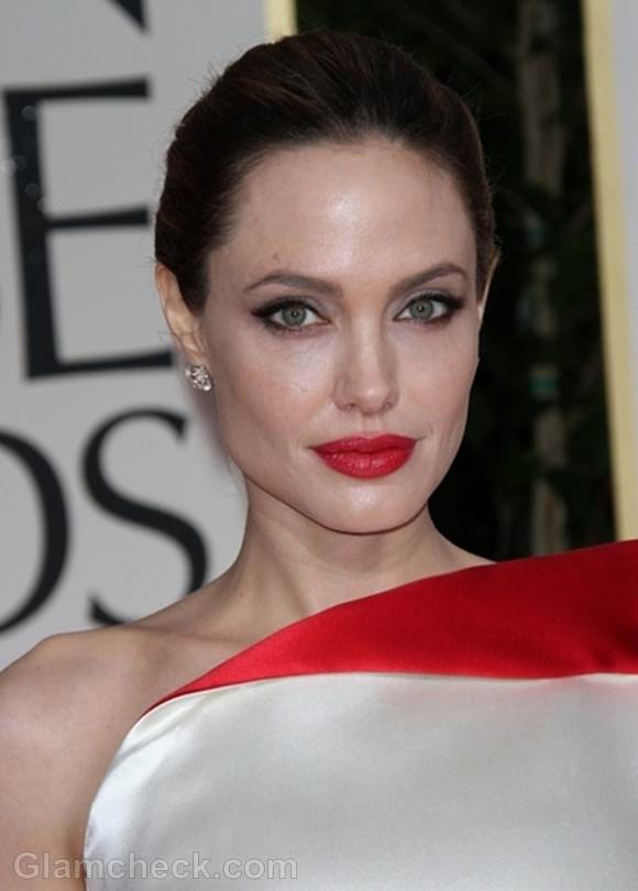 Angelina Jolie 2012 Golden Globe Awards