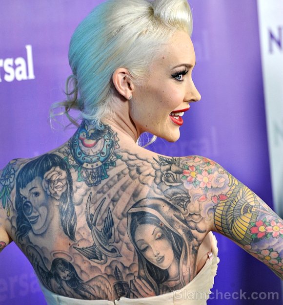 Celebrity Tattoo Sabina Kelly Tattoos