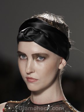 Hair Accessories Trend S-S 2012 head scarf Falguni Shane Peacock
