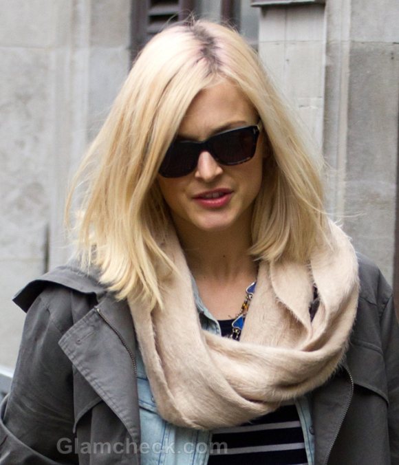 Celeb Street Style Fearne Cotton in Cool and Casual Ensemble